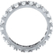 PalmBeach 10K White Gold Cubic Zirconia Eternity Band - Image 2 of 3
