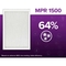 3M Filtrete Allergen Bacteria and Virus 1500 MPR 20 in. x 20 in. x 1 in. Air Filter - Image 4 of 8