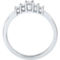 10K White Gold 1/5 CTW 5-Diamond Promise Ring - Image 2 of 2