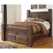 Ashley Quinden Queen Poster Bed with Storage - Image 1 of 2