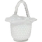 Dale Tiffany Clear Art Glass Basket - Image 1 of 2