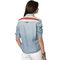 Denim & Supply Ralph Lauren Flag-Applique Chambray Western Shirt - Image 2 of 2