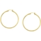 14K Gold 25mm Hoop Earrings - Image 1 of 2