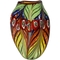 Dale Tiffany Peacock Feather Vase - Image 1 of 2
