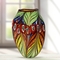 Dale Tiffany Peacock Feather Vase - Image 2 of 2