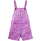 OshKosh B'Gosh Infant Girls Braided Strap Shortalls, Go Lightly Lilac Neon - Image 1 of 2