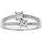 2 in Love 14K White Gold 1/4 CTW Two Diamond Ring - Image 2 of 2