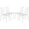 Zuo Criss Cross Dining Chair 4 Pk. - Image 1 of 9