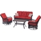 Hanover Orleans 4 pc. All Weather Patio Set - Image 1 of 4