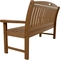 Hanover Outdoor Avalon 60 in. All Weather Bench, Teak - Image 2 of 2