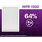 3M Filtrete Allergen Bacteria and Virus 1500 MPR 16 in. x 20 in. x 1 in. Air Filter - Image 4 of 8