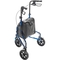 Drive Medical 3 Wheel Rollator Rolling Walker with Basket Tray and Pouch - Image 2 of 4