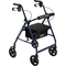 Drive Medical Rollator Rolling Walker with Fold Up Removable Back Padded Seat, Blue - Image 1 of 4