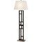 Artiva USA Perry 63 In. Geometric Black and Brushed Steel Floor Lamp - Image 1 of 2