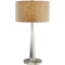 Artiva USA Luxor 32 In. Tapered Brush Steel Table Lamp - Image 1 of 2