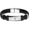 Leather and Stainless Steel Lord's Prayer Bracelet - Image 1 of 2
