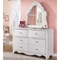 Signature Design by Ashley Exquisite Dresser and French Mirror set - Image 1 of 2