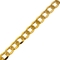 10K Yellow Gold 7mm Curb Link Bracelet - Image 2 of 2