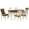 Signature Design by Ashley Bolanburg Upholstered Dining Chair, Brown 2 Pk. - Image 3 of 4