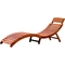 Northbeam Curved Folding Chaise Lounger - Image 1 of 4
