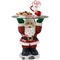 Design Toscano Santa Claus Sculptural Glass Topped Holiday Table - Image 1 of 2