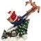 Design Toscano Santa's Christmas Sleigh Ride Die Cast Iron Mechanical Coin Bank - Image 2 of 4