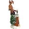 Design Toscano Santa's Christmas Sleigh Ride Die Cast Iron Mechanical Coin Bank - Image 4 of 4
