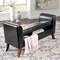 Signature Design by Ashley Upholstered Storage Bench with Curved Legs - Image 3 of 4
