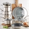 Martha Stewart Collection Culinary Science 14 Pc. Cookware Set - Image 4 of 4