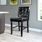 CorLiving Antonio Counter Height Stool in Tufted Bonded Leather - Image 3 of 3