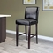 CorLiving Antonio Bar Height Stool in Bonded Leather - Image 3 of 3