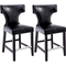 CorLiving Kings Counter Height Bonded Leather Stool with Metal Studs 2 Pk. - Image 1 of 2