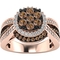 10K Rose Gold 1 CTW Diamond Ring, Size 7 - Image 1 of 4
