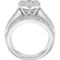 American Rose 10K White Gold 3 CTW Diamond Ring Size 7 - Image 3 of 4