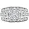 American Rose 10K White Gold 3 CTW Diamond Ring Size 7 - Image 4 of 4