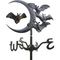 Design Toscano Crescent Moon Vampire Bats Metal Weathervane Garden Stake - Image 1 of 2