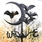Design Toscano Crescent Moon Vampire Bats Metal Weathervane Garden Stake - Image 2 of 2