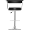 CorLiving DPU-701-B Open Back Adjustable Barstool in Black Leatherette, set of 2 - Image 2 of 3