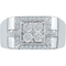 10K White Gold 1/4 CTW Gents Ring - Image 2 of 2