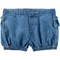 OshKosh B'gosh Infant Girls Ruffle Back Shorts, Dream Wash - Image 1 of 2