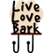 PTM Images Live Love Bark Decorative Wall Art 7 x 11 - Image 1 of 2