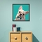 PTM Images Dog with Bowtie Decorative Framed Art 13 x 13 - Image 2 of 2
