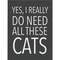 PTM Images I Really Need All These Cats Decorative Plaque Wall Art 12 x 16 - Image 1 of 2