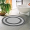 Saffron Fabs 36 In. Round Reversible Cotton Bath Rug - Image 1 of 2