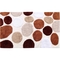 Saffron Fabs Stone Pattern 50 x 30 In. Cotton Bath Rug - Image 1 of 2