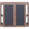 Furniture of America Ferina Chalkboard Panel Bar Serving Table - Image 1 of 2