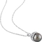 Michiko Tahitian Pearl and 1/4 CTW Diamond Vintage Necklace in 14K White Gold - Image 2 of 3