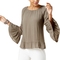 INC International Concepts Bell Sleeve Peasant Top - Image 1 of 2