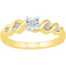 10K Yellow Gold 1/10 CTW Promise Ring - Image 1 of 2