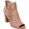 Madden Girl Bright Peep Toe Chop Out Booties - Image 1 of 4
